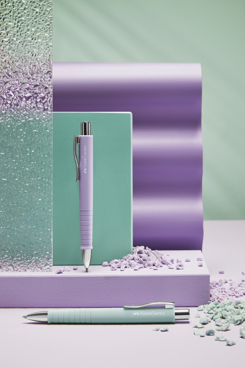 Faber-Castell Poly Ball XB - 5 Penne A Sfera - Edizione Blu Caraibi