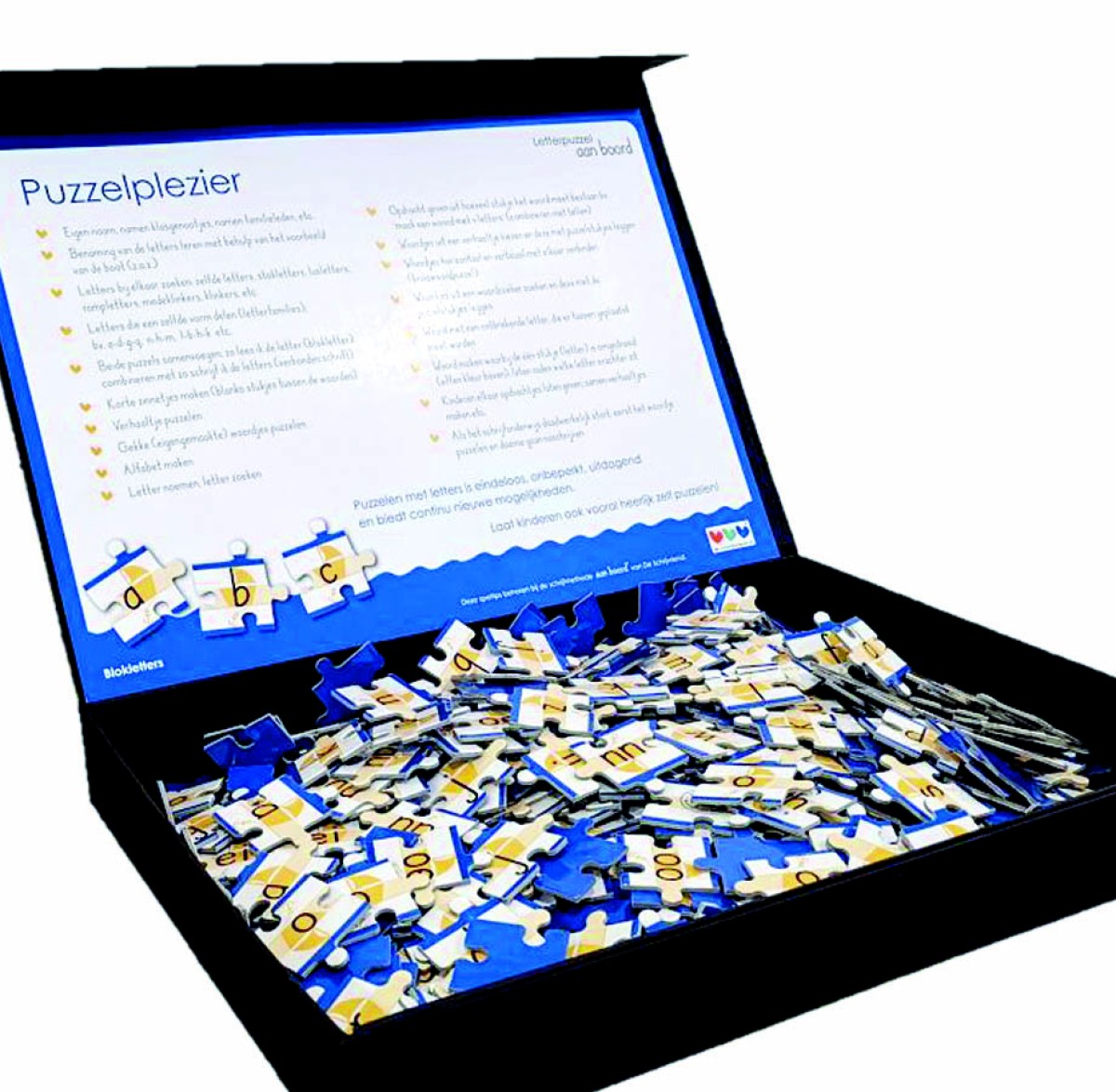 Letterpuzzel Aan Boord - Blokletters Letterpuzzel Aan Boord - Blokletters