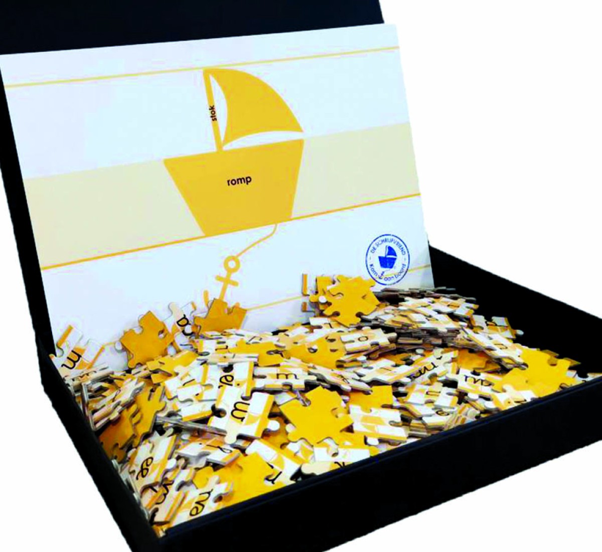 Letterpuzzel Aan Boord Schrijfletters