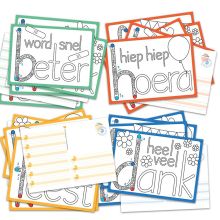 Praktische Schrijflessen Kleurkaarten (20st.)