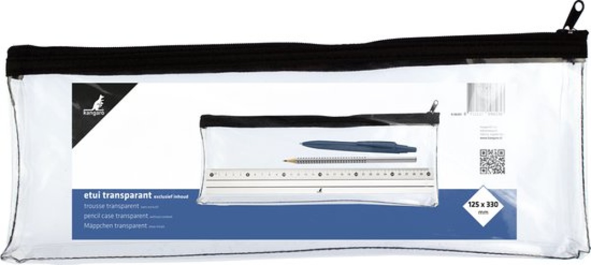 Transparant Etui XL 330x125 mm