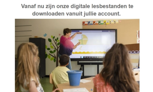 Goed nieuws! Digitale bestanden in account