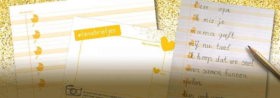 #Lievebriefjes voor een glimlach